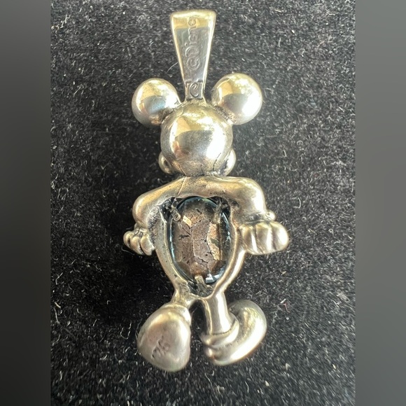 DISNEY Mickey Mouse Pendant with December Birthstone - Picture 2 of 4